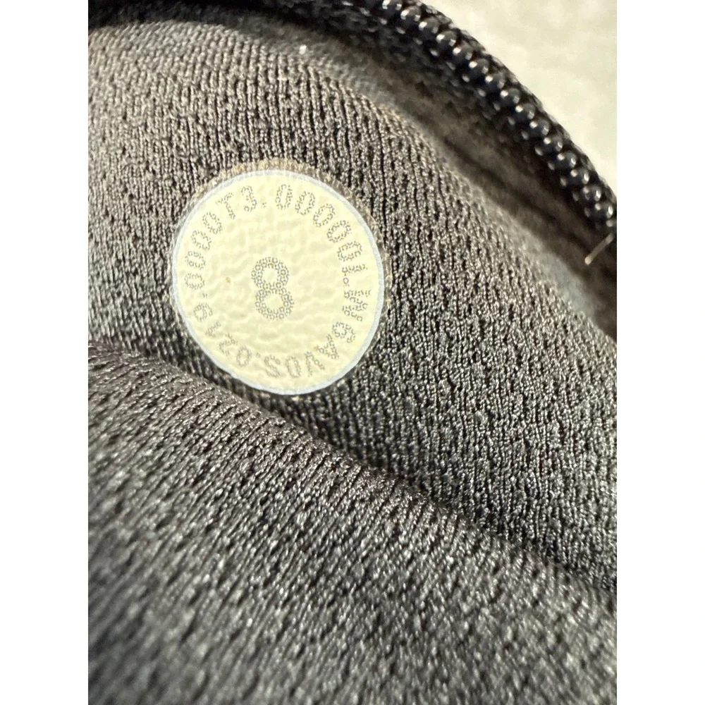 Lululemon Pace Rival Crop 22" Black Leggings Womens Size 8 Pockets High Rise EUC - Picture 5 of 11